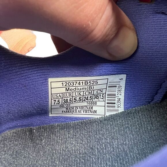 Brooks Launch GTS 9 Womens 7.5 B Purple Running Shoes Athletic 1203741B525 - Picture 8 of 15